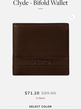 Clyde Bifold Wallet - Brown